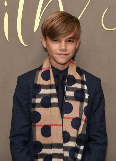 Victoria Beckham Son Romeo Beckham Starring in Burberry's